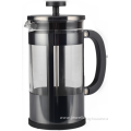 Borosilicate Glass French Press With Black Handle